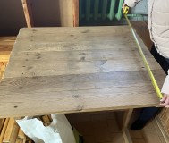 Стол деревянный для дачи б/у