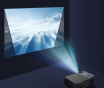 Проектор r15 full hd miracast 6800 лм и холст 100