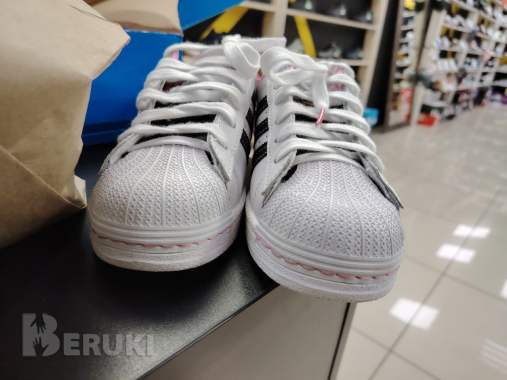 Идеальные adidas superstar kids 37 почти не ношен 3