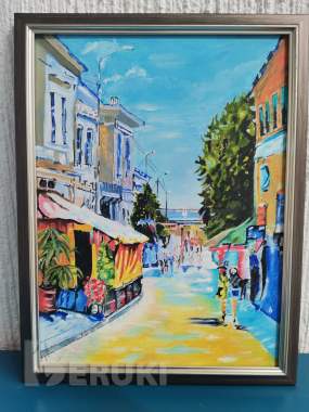 Картина ,масло-холст на картоне, размер 40х30