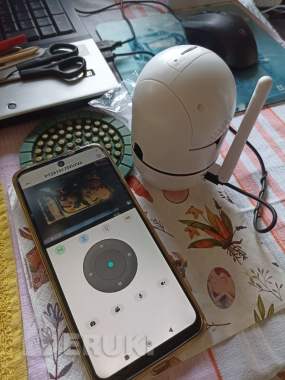 Камера видеонаблюдения через wi-fi блок шнур инстр 1