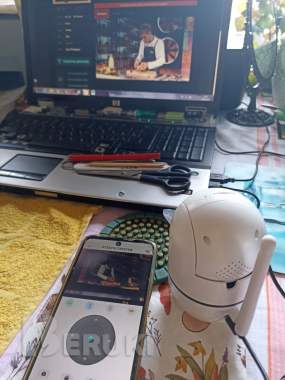 Камера видеонаблюдения через wi-fi блок шнур инстр 3