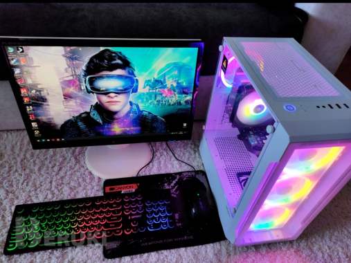 Игровой пк+монитор i7 7700/1050ti/32gb/доставлю 2
