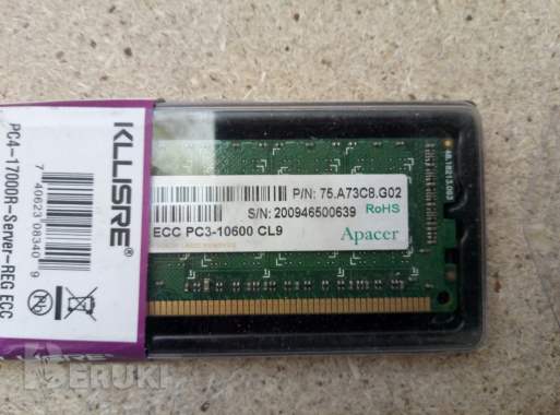 Оперативная память apacer ecc 2gb ddr3pc3-1060 1