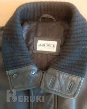 Куртка кожаная aldo colitti, р. 56-58 1