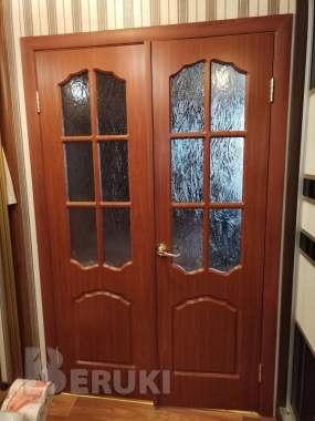 Двери межкомнатные, двойные. Цена договорная.