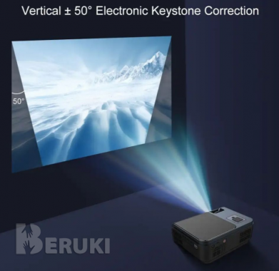 Проектор r15 full hd miracast 6800 лм и холст 100 1