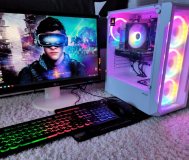 Игровой пк+монитор i7 7700/1050ti/32gb/доставлю