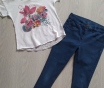 Майка 8 марта и джинсы george на 10лет/140см