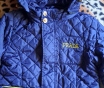 Куртка синяя с желтыми вставками prada на мальчика 5-6лет, р. 104-116, бу