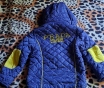 Куртка синяя с желтыми вставками prada на мальчика 5-6лет, р. 104-116, бу