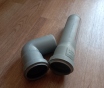 Колено и труба канализации (dn 50, угол 90)
