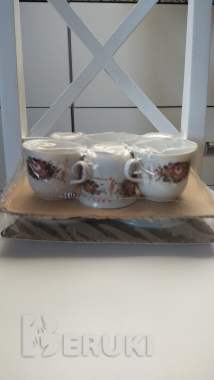 Кофейный, чайный сервиз фарфор 3