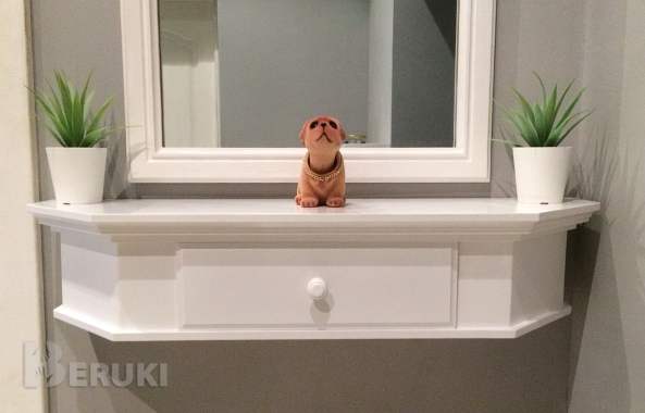 Полка-консоль с ящиком 0