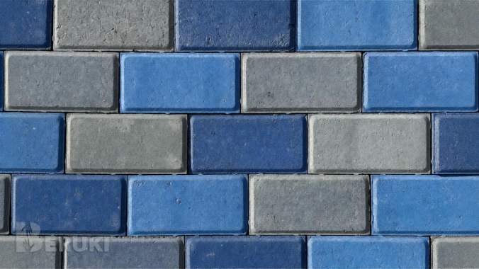 Кирпичик 198*98*80мм (цветная)