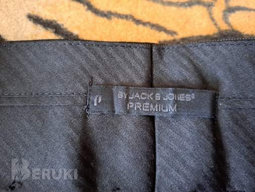 Брюки мужские черные в тонкую полоску, р. 50-52, новые, импортные 4