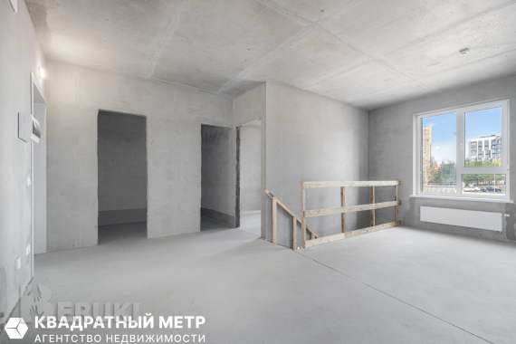 3-комнатная квартира в новой боровой в 2 уровня. 2