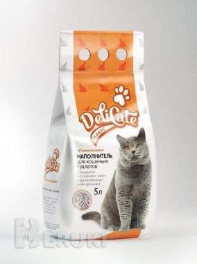 Наполнитель комкующийся , премиум «delicate», 30л 1