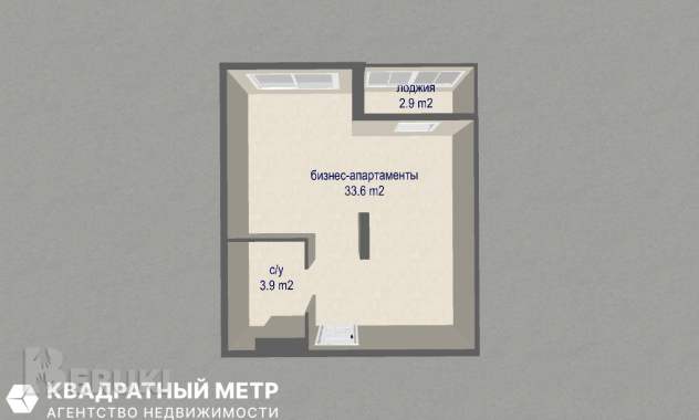 Бизнес - апартаменты с лоджией жк минск-мир 9