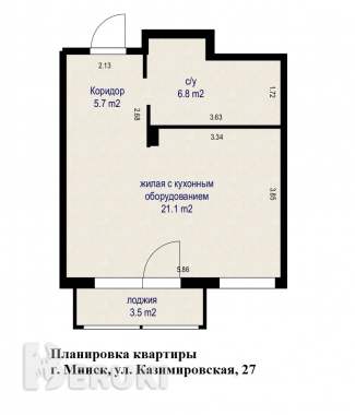 1- комн квартира в микрорайоне «каменная горка» по ул. Казимировская 1