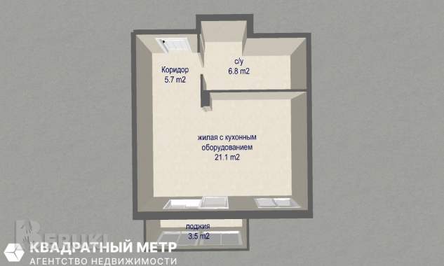 1- комн квартира в микрорайоне «каменная горка» по ул. Казимировская 2