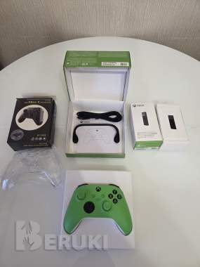 Геймпад microsoft xbox velocity green (qau-00091) 1