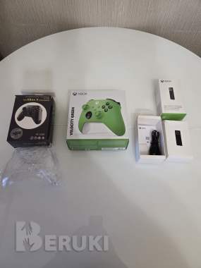 Геймпад microsoft xbox velocity green (qau-00091) 2