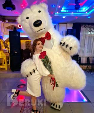 Аниматор белый медведь мишка чебурашка горилла лабубу брест кобрин и область 5