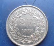 Монета в два франка