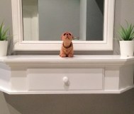 Полка-консоль с ящиком