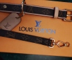 Ошейник lv louis vuitton с поводком (точная копия)