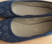 Балетки синие под джинс, р. 36, новые