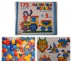 Магнитная мозайка, новая, 175 элементов, 5 цветов,