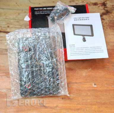 Светодиодный накамерный осветитель pad led 192 1