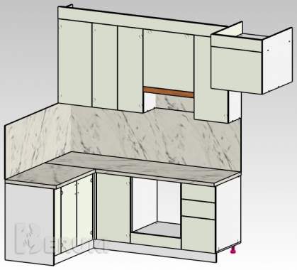 Дизайн проектироание кухни 3