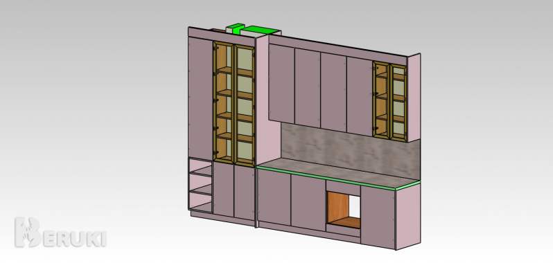 Дизайн проектироание кухни 5