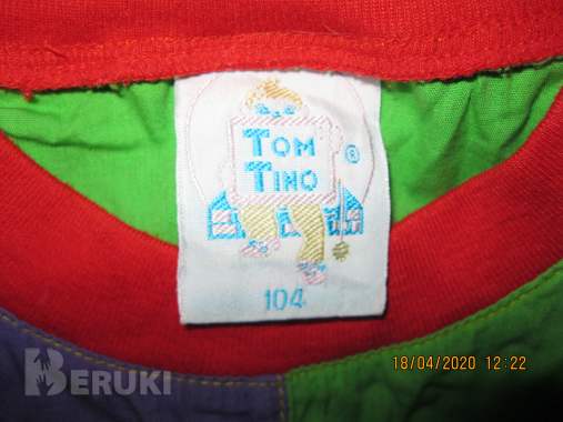 Детская майка tom tino 90-х. Гг. 5