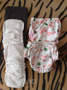 Трусики на 12-18мес-2шт и подгузники-3шт 0