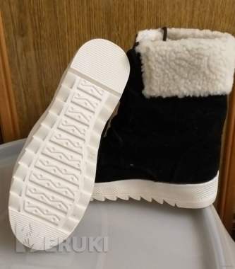 Ботинки черные, китай, р. 37 (идут на р. 36), новые, 3