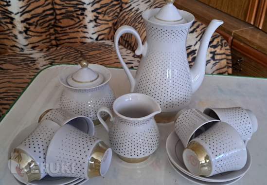 Кофейный сервиз ссср на 6 персон, новый 0