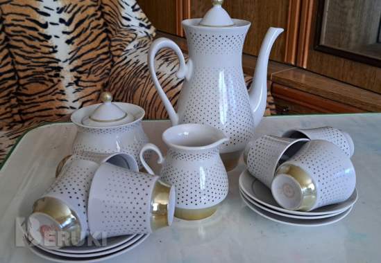 Кофейный сервиз ссср на 6 персон, новый 1