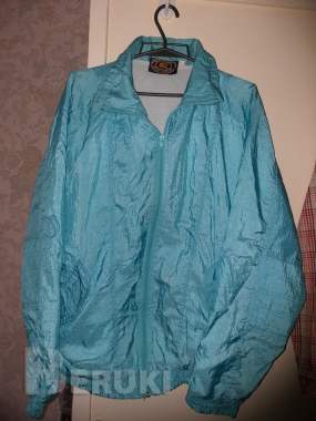 Спортивная кофта голубая, р. 50-52 (l), б. У немного