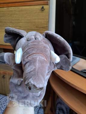 Слон-рукавичка для игр и театра, новая 1