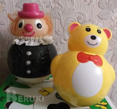 Неваляшки клоун и медведь-2шт 0
