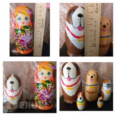 Матрёшки двух видов, новые. 0