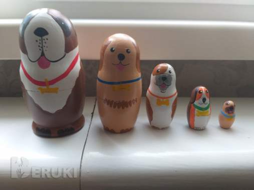 Матрёшки двух видов, новые. 7