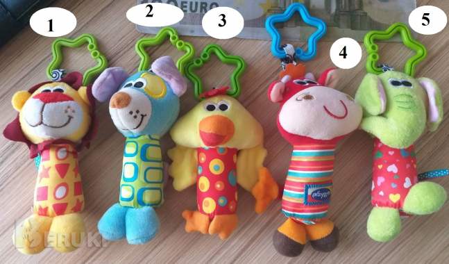 Игрушки-подвески, погремушки на кроватку, новые 0