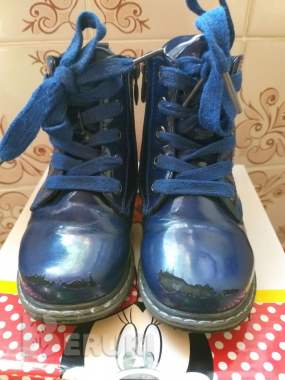 Ботинки-полусапожки ясельные минни маус, р. 22 1