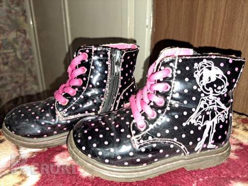 Ботинки лаковые, демисезонные, р. 25 0