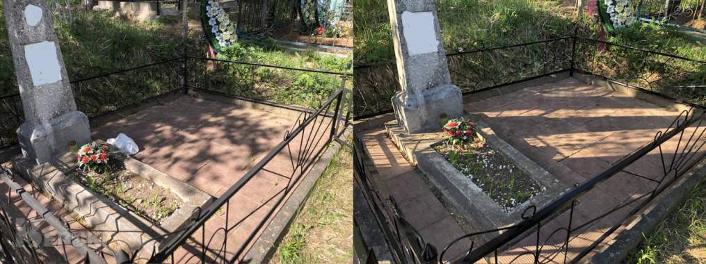 Покраска ограды 2